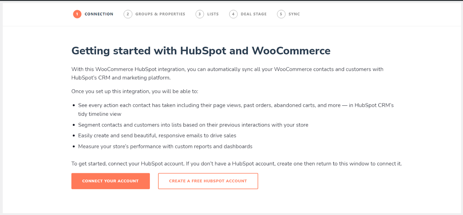 hubspot  for woocommerce 