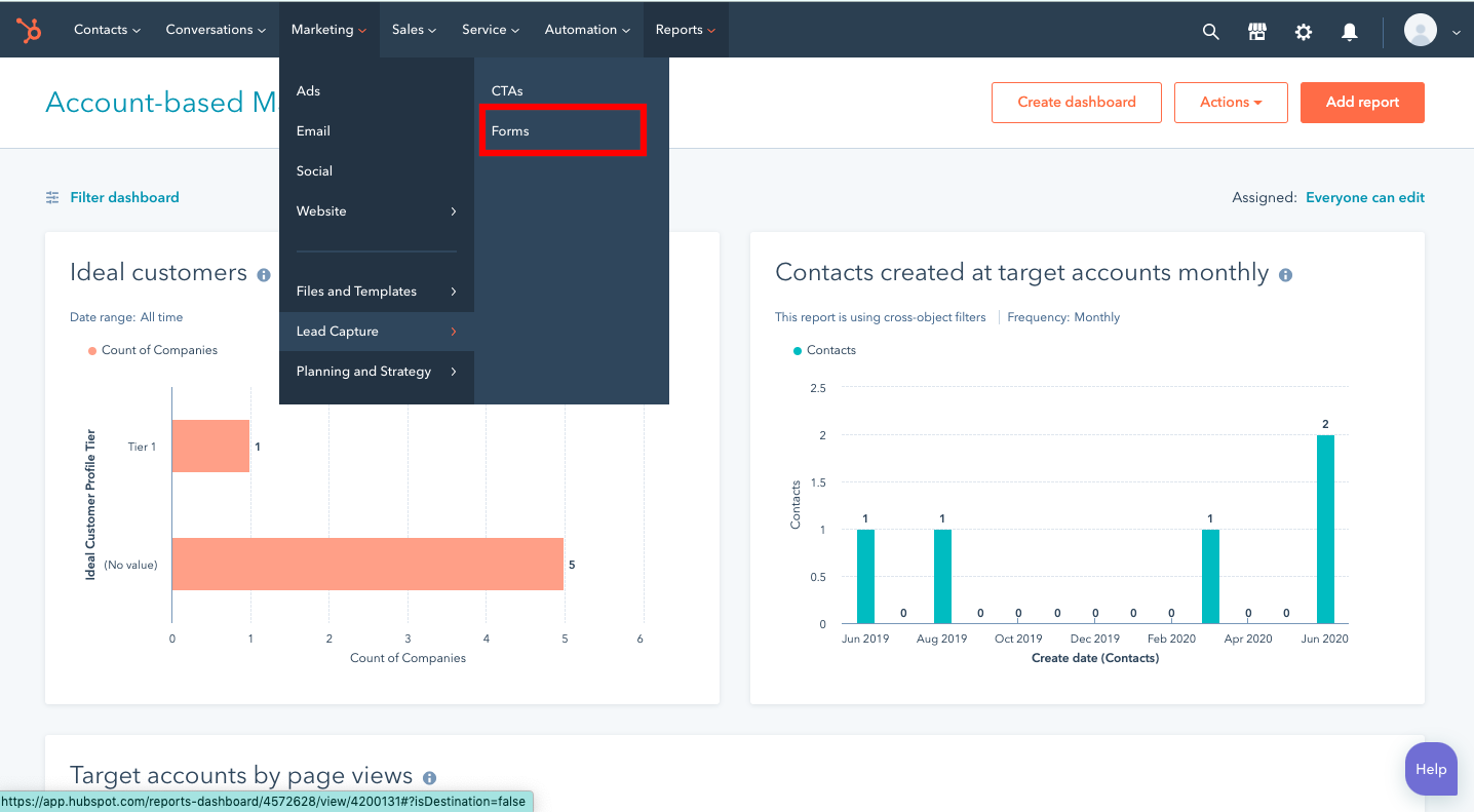 hubspot forms 