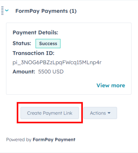 create payment link